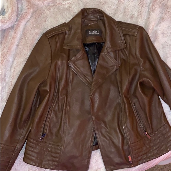 bradgley Mischka Jackets & Blazers - Bradley mischka brown leather jackets bradgley Mischka Jackets & Blazers - Bradley mischka brown leather jackets